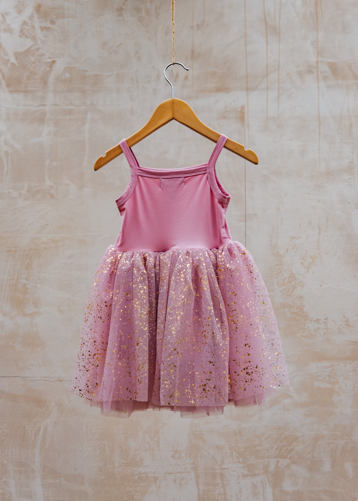 Tutu Dress in Rose Sparkles