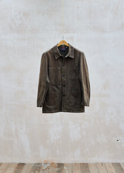 Vetra Dark Brown Tough Cotton Workwear Jacket - M