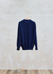 Kenny Ryder William Lockie Navy 100% Cashmere Crewneck - XL