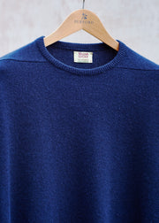 Kenny Ryder William Lockie Navy 100% Cashmere Crewneck - XL