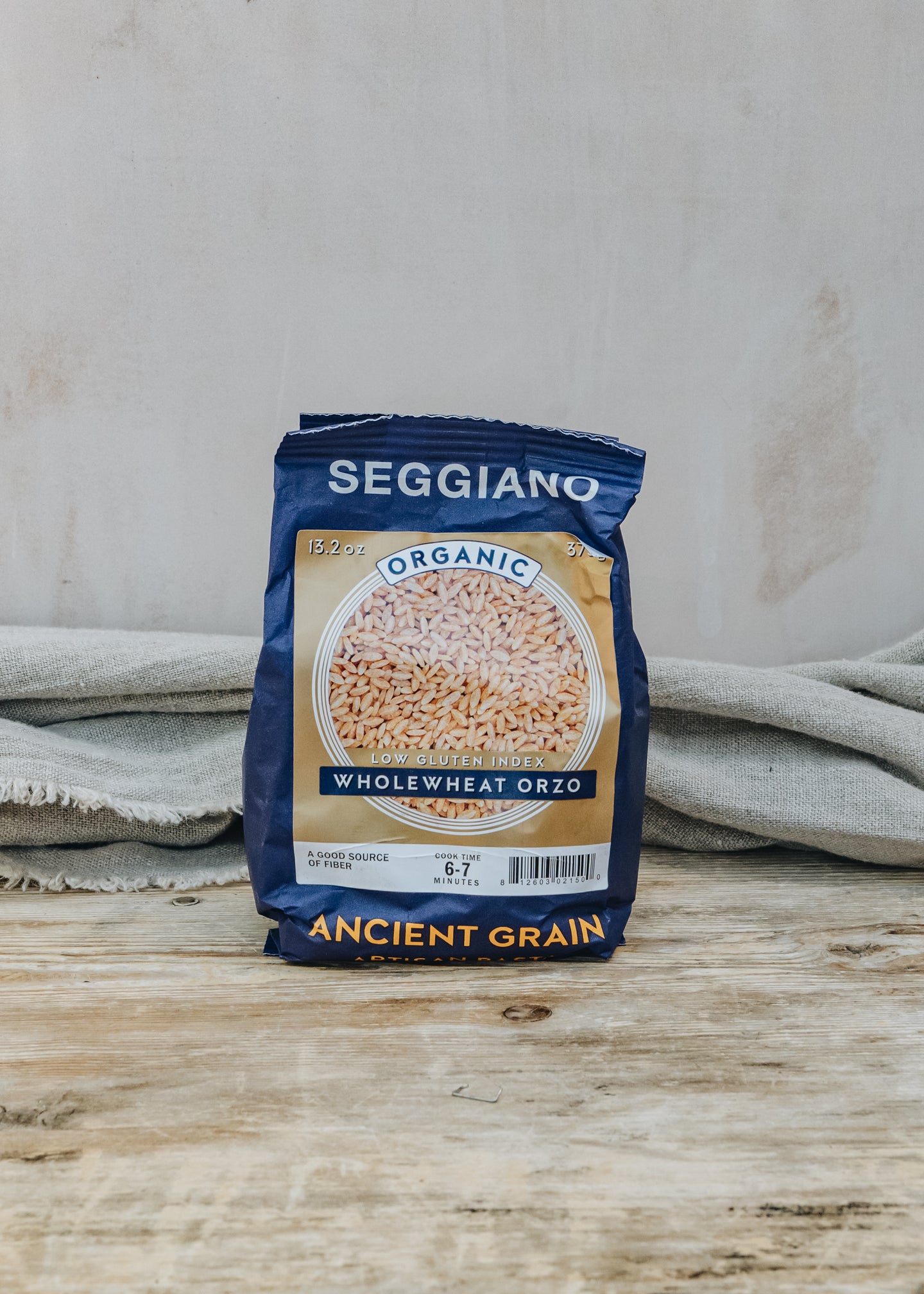 Seggiano Wholewheat Orzo, 375g