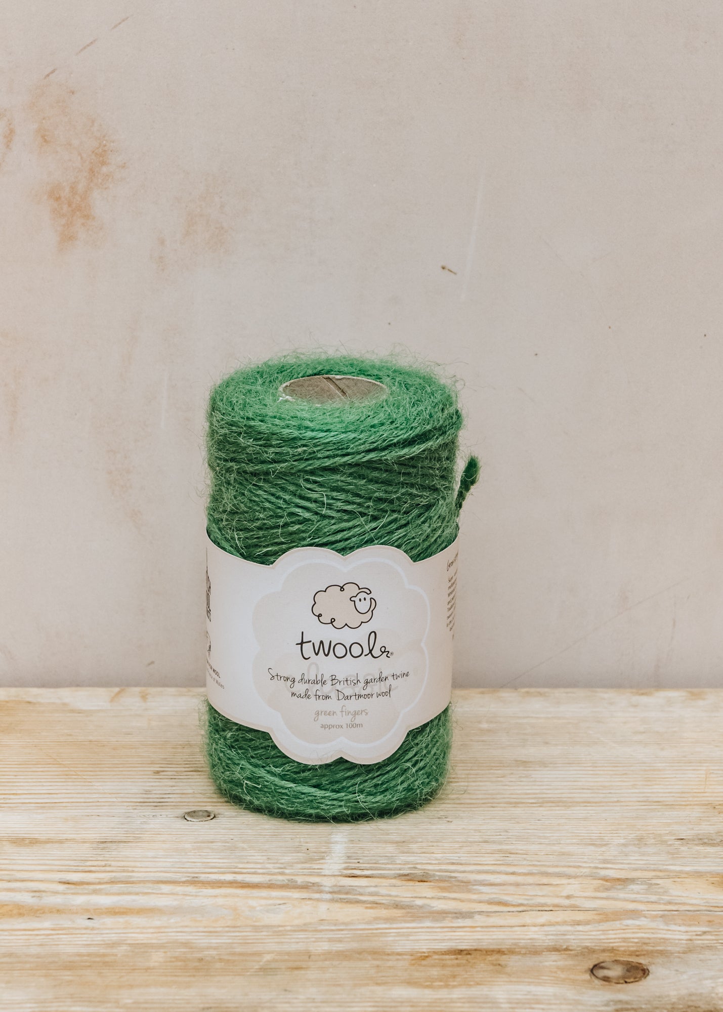 Twool Wool Twine in Green Finger, 100m