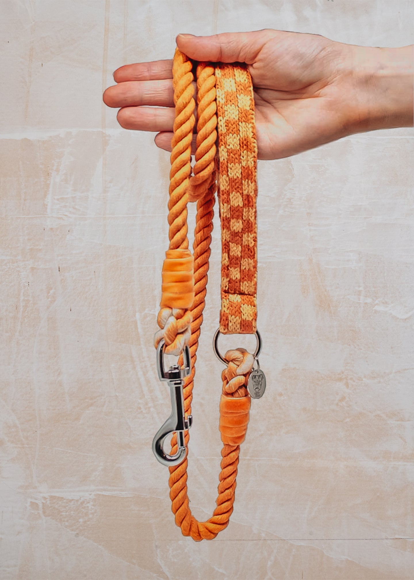 Stocky & Dee Stocky & Dee Traditional Rope Lead in Melon