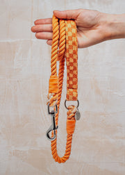 Stocky & Dee Traditional Rope Lead in Melon