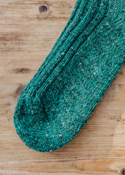 Traditional Socks in Turquoise